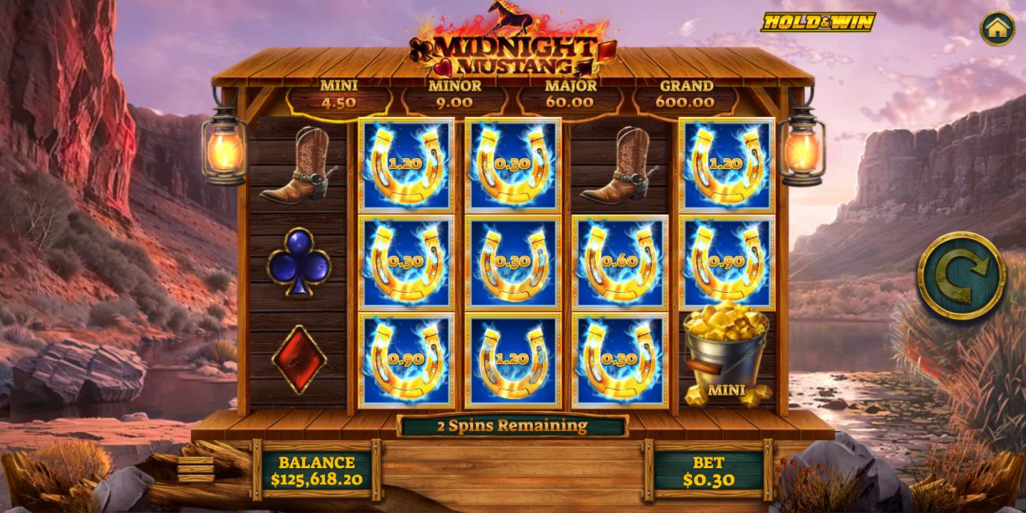 Midnight Mustang (Rival) 009 SS Landscape HoldYourHorses3 InGameJackpots