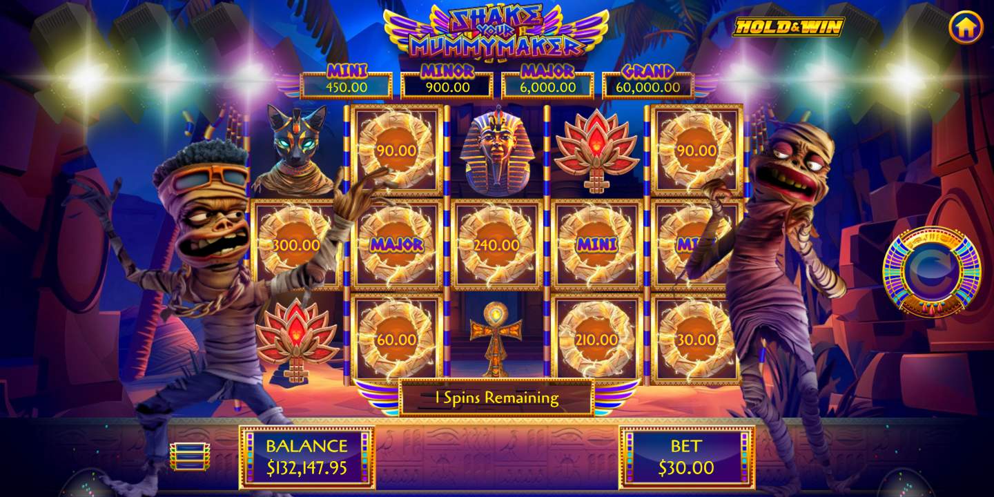 Shake Your Mummymaker (Rival) 010 SYMM Landscape Hold&Win InGameJackpots