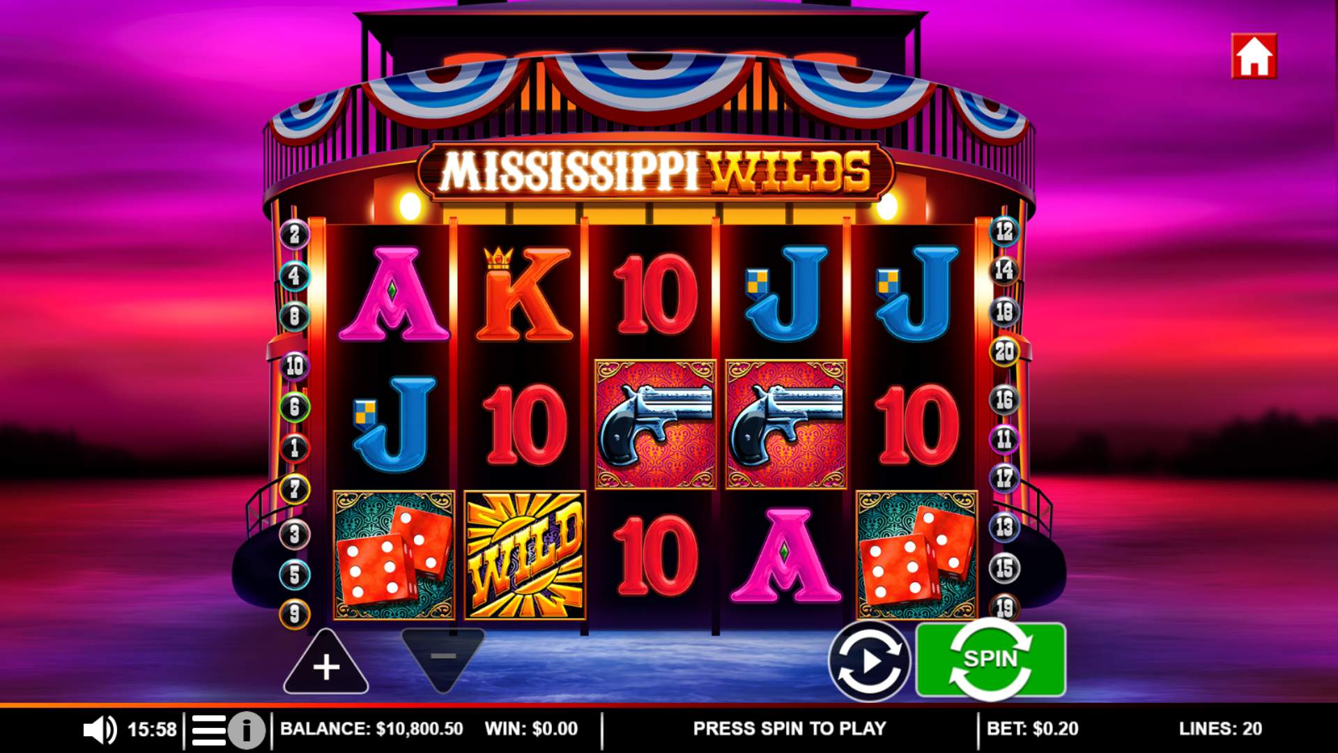 Mississippi Wilds (Crucible) Game