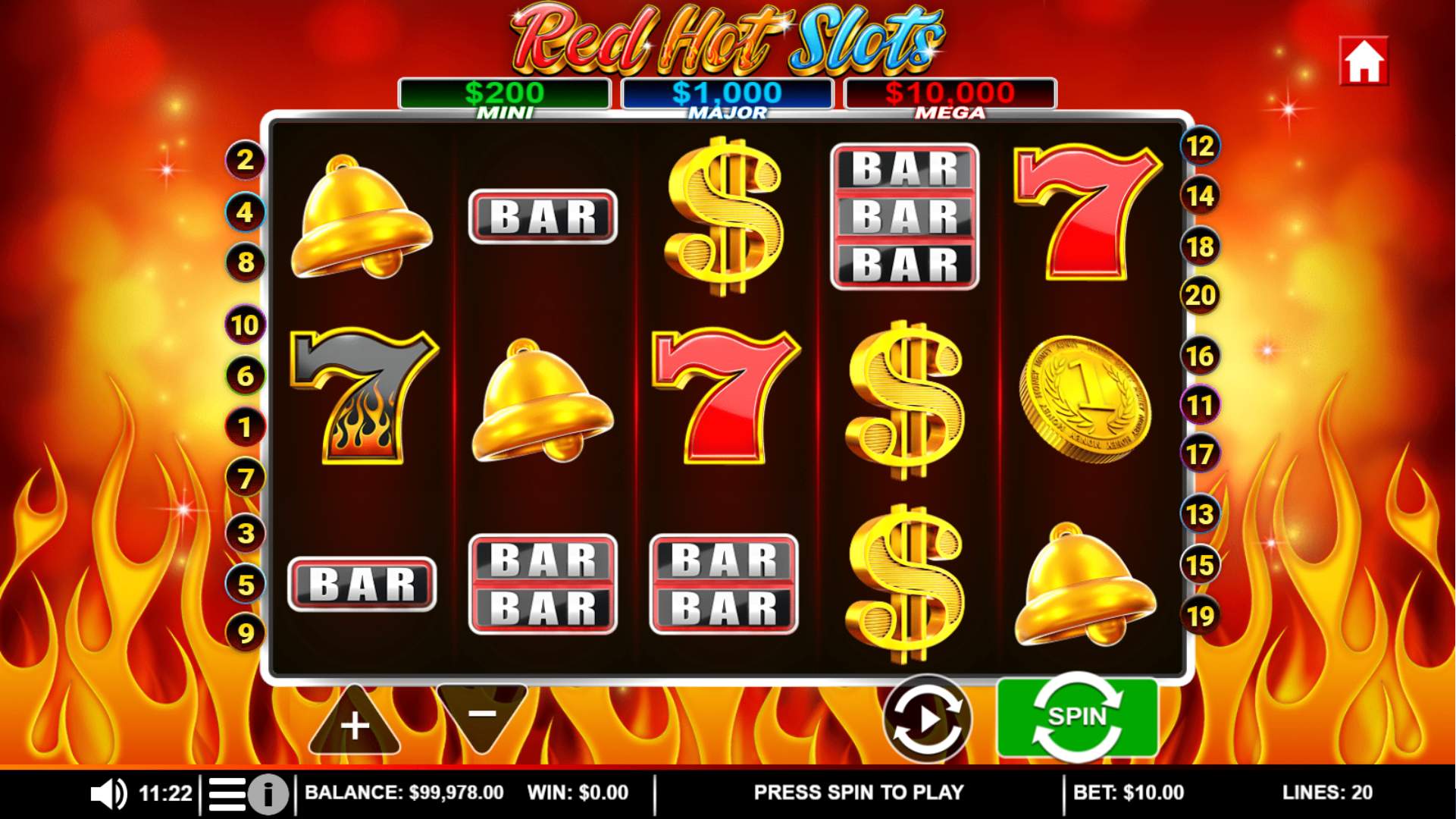 Red Hot Slots (Crucible) Game