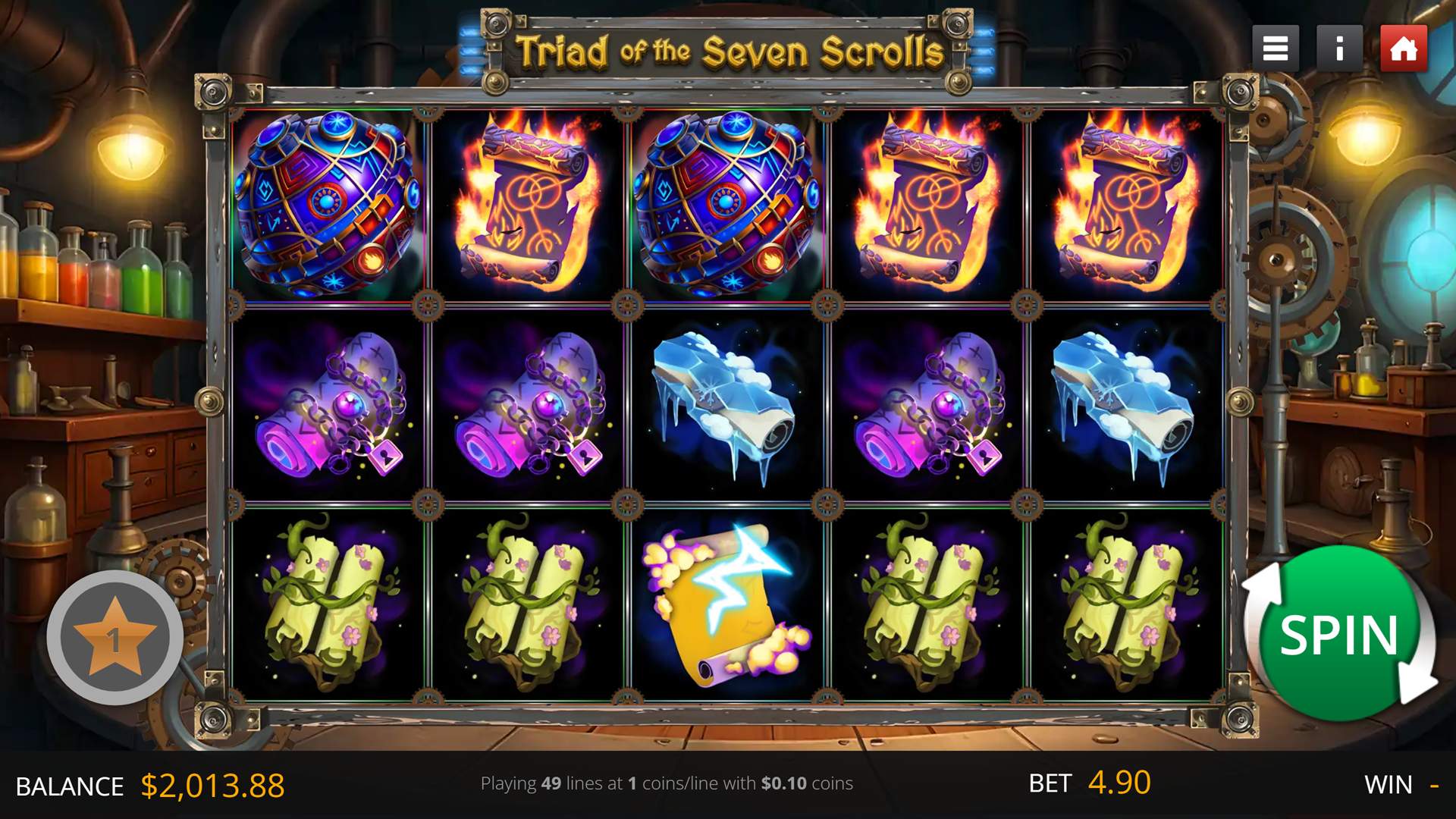 Triad Of The 7 Scrolls Game