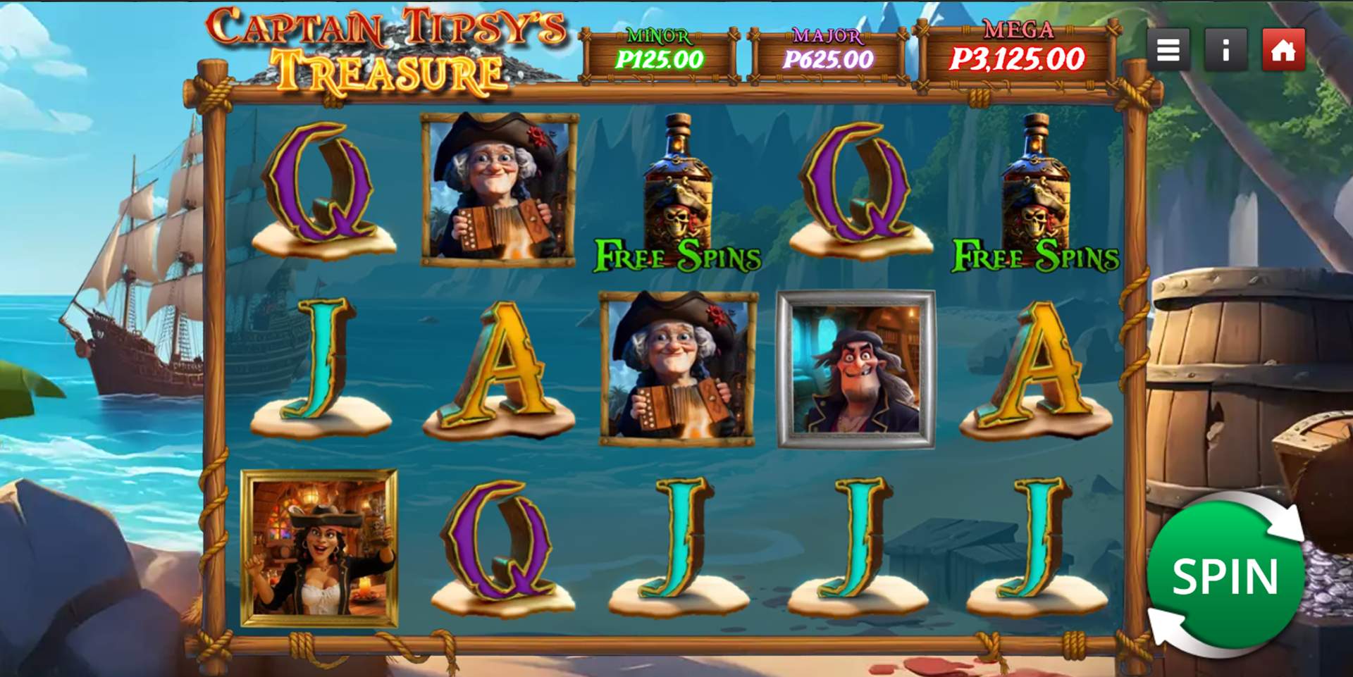 Captain Tipsey’s Treasure Game