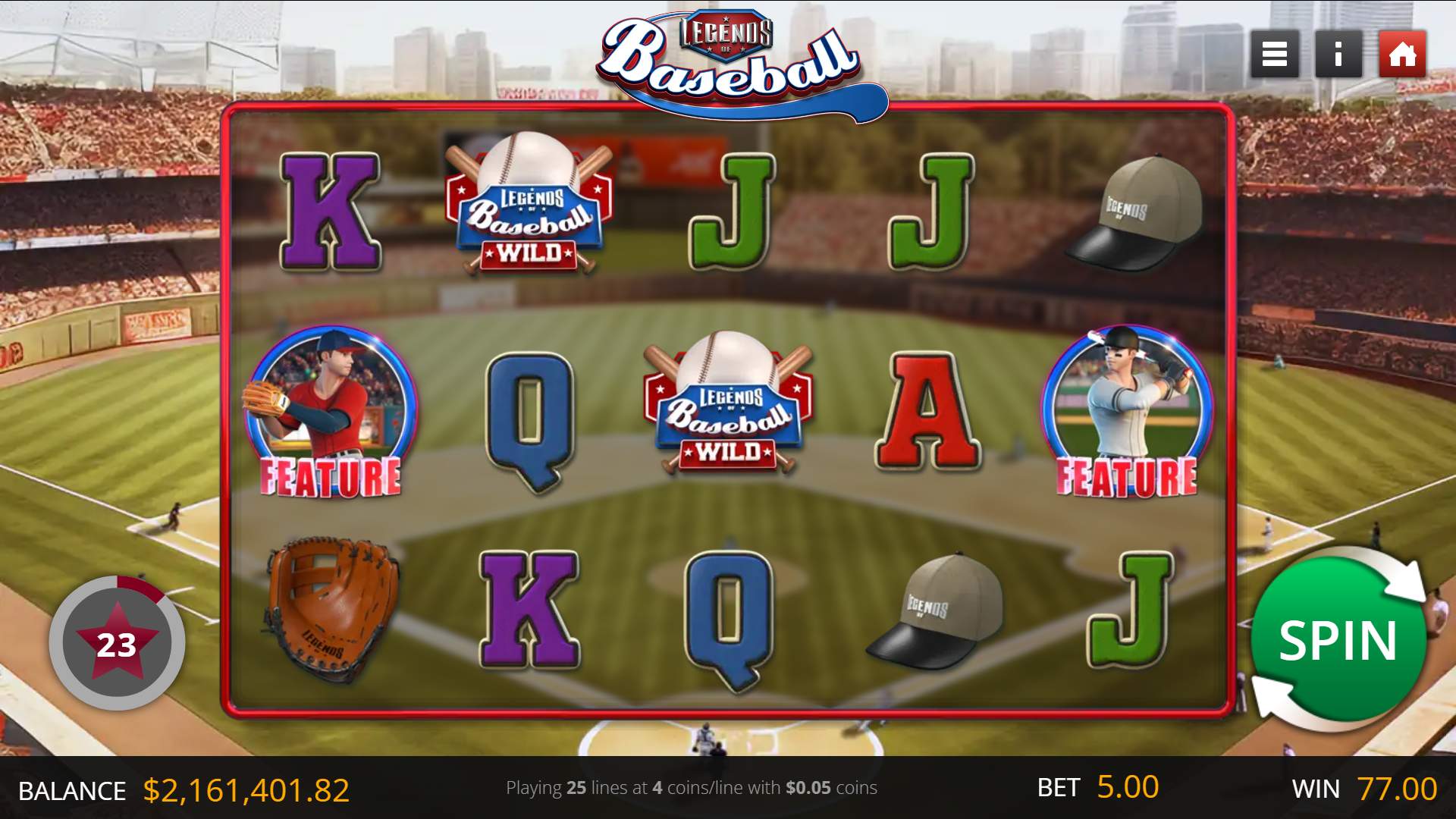 Legends of Baseball game