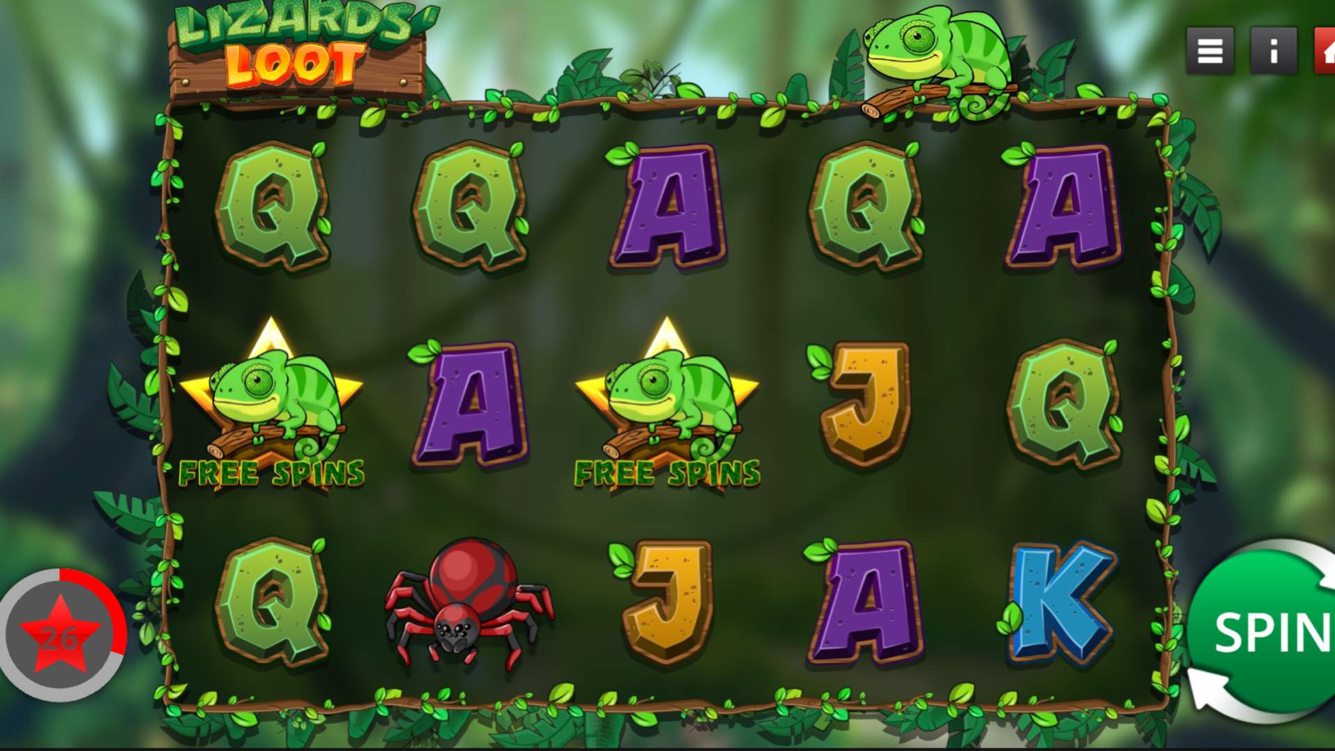 Lizards Loot game