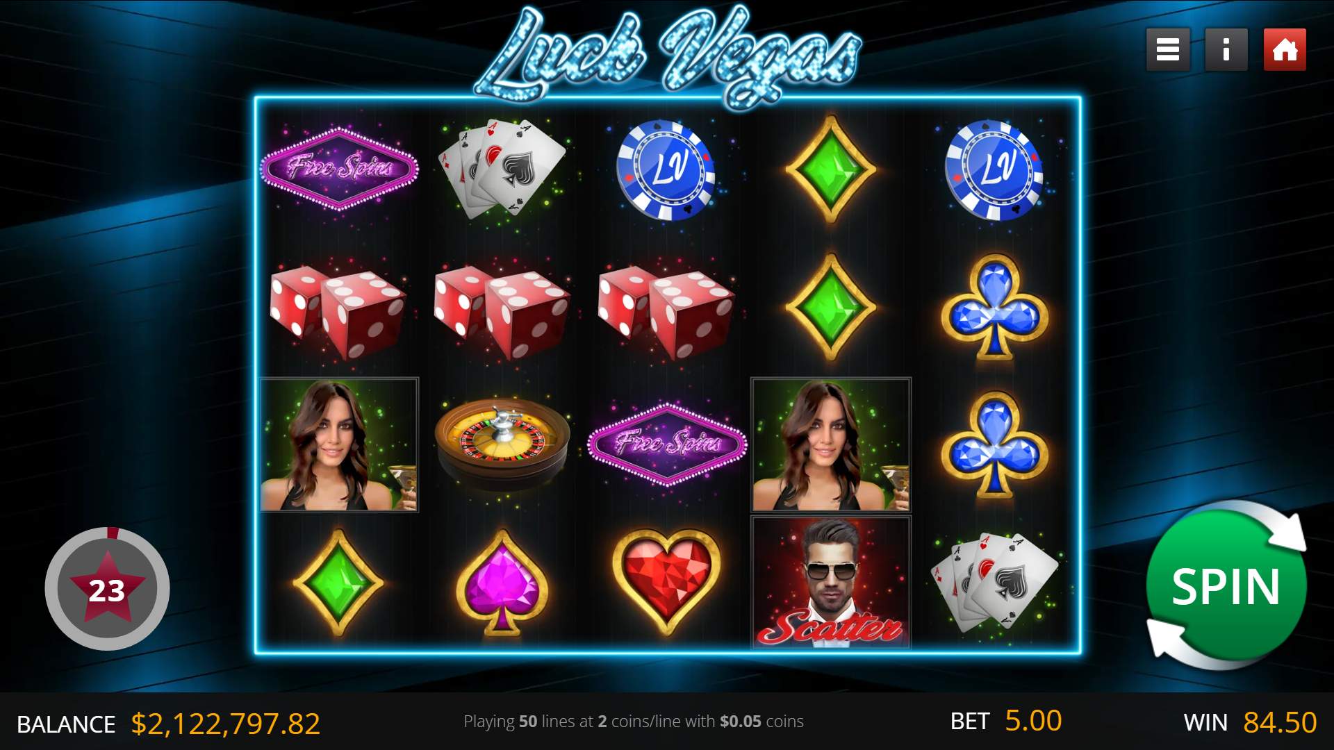 Luck Vegas game
