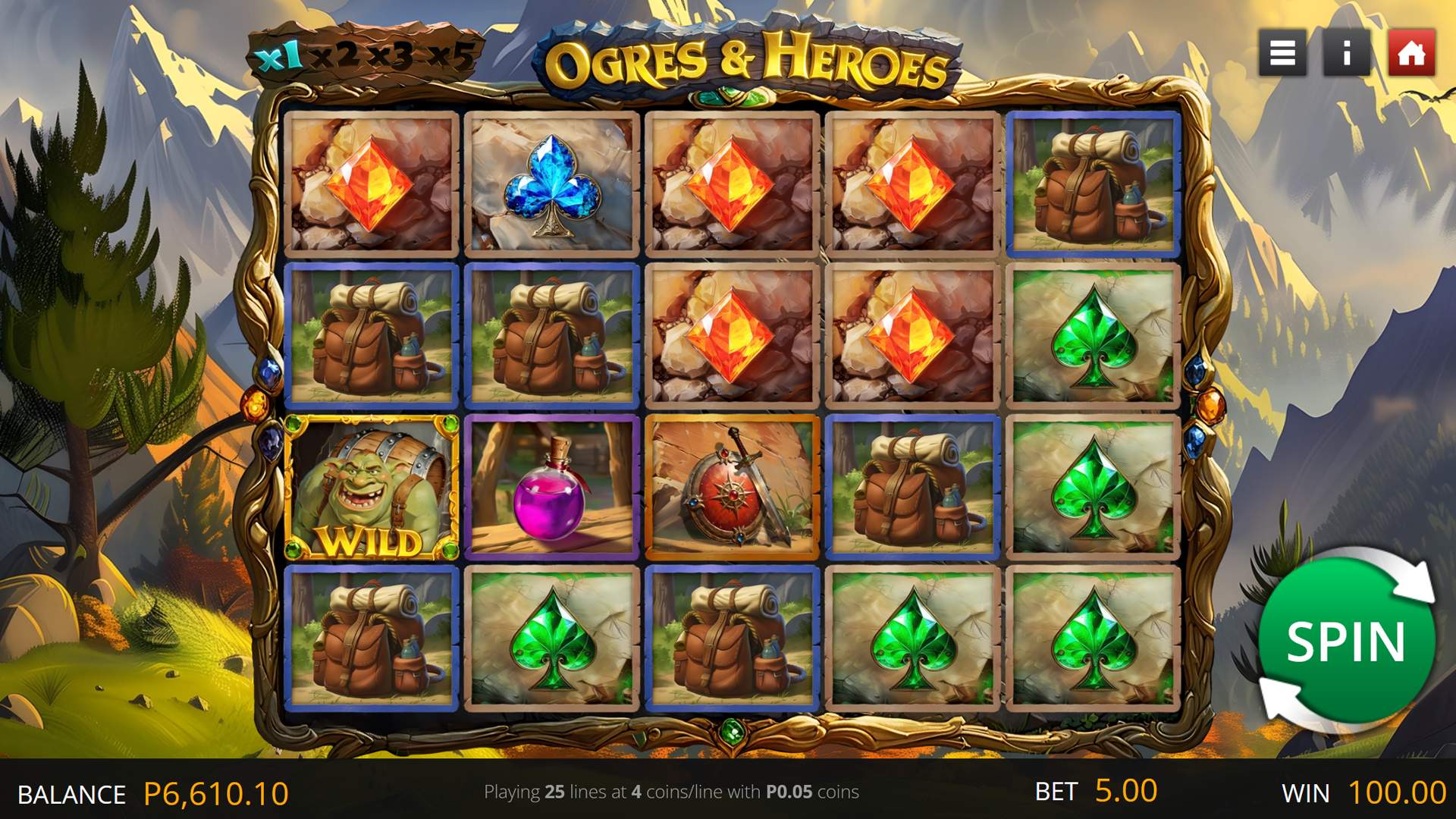 Ogres And Heroes game