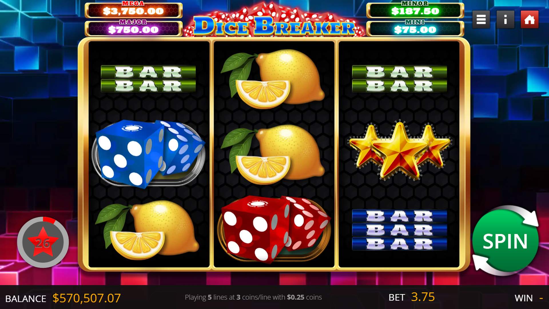 Space Cascaders game