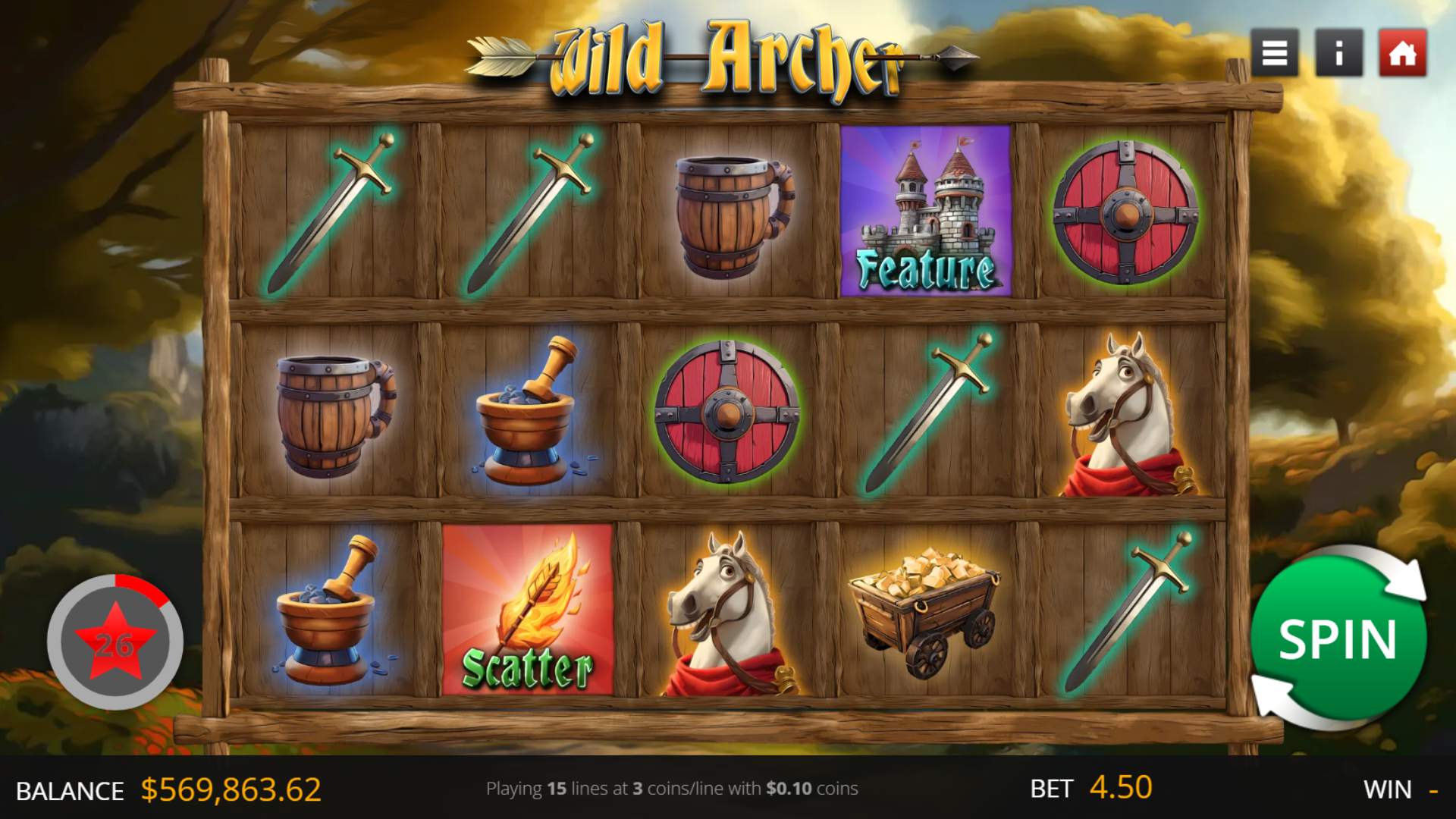 Wild Archer game