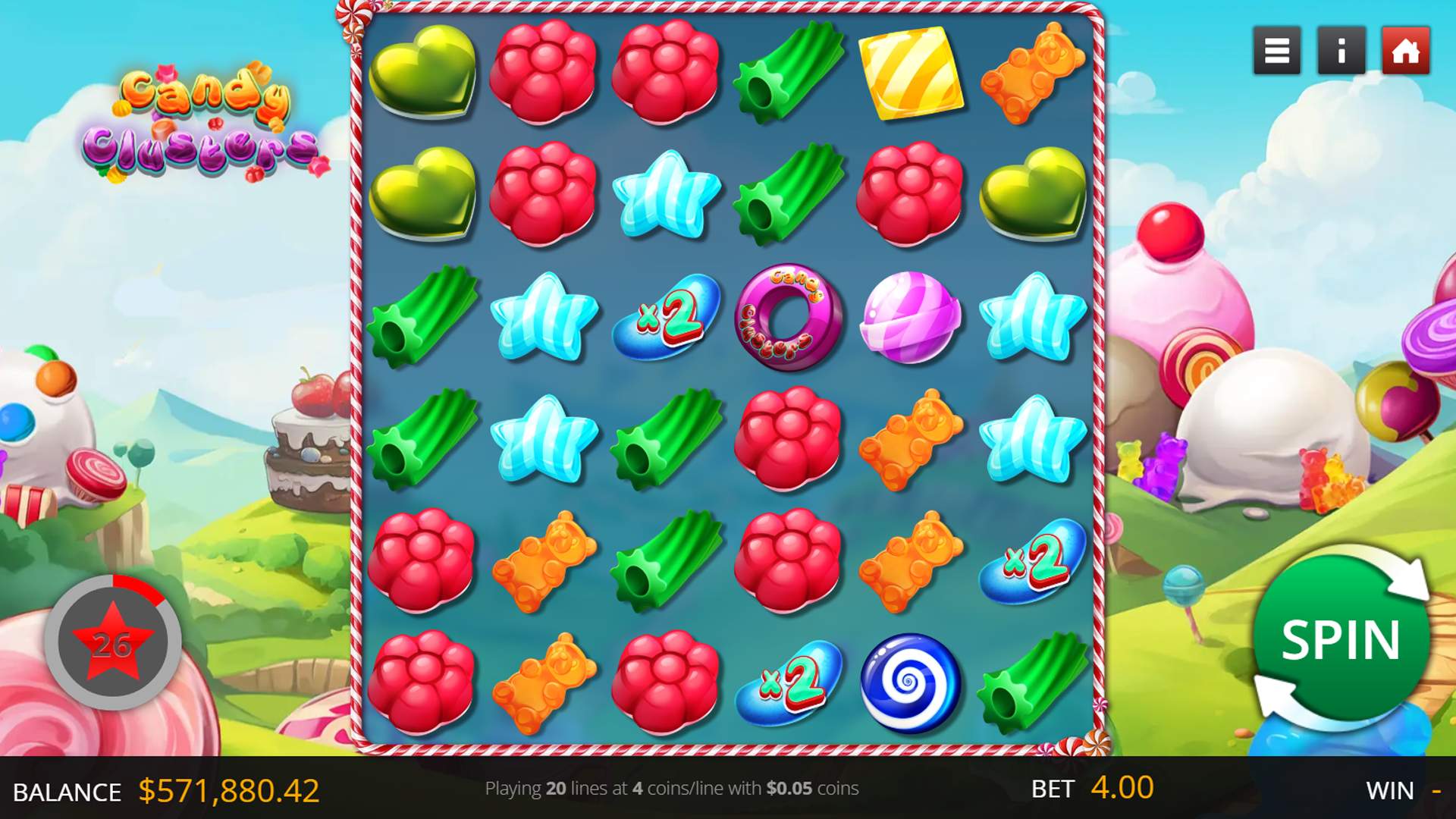 Candy Clusters game