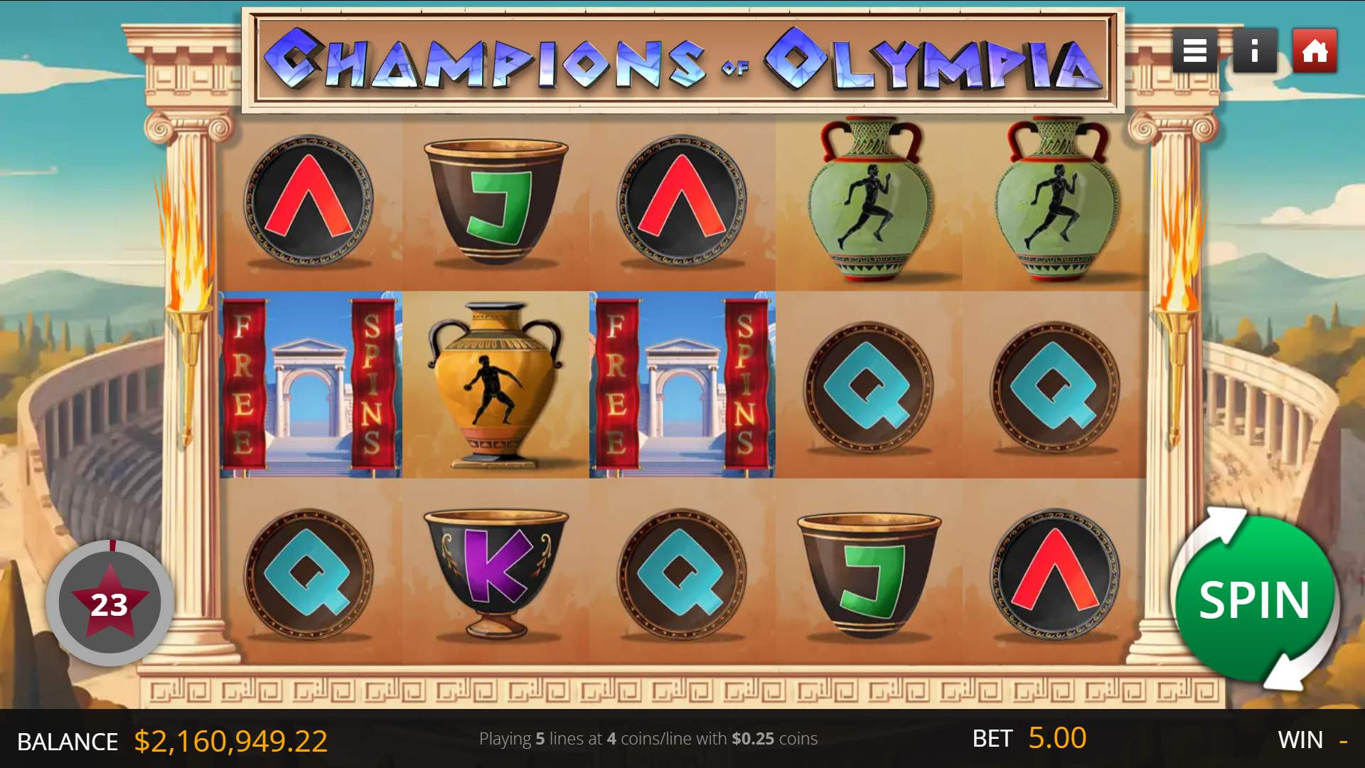 Champions Of Olympia game