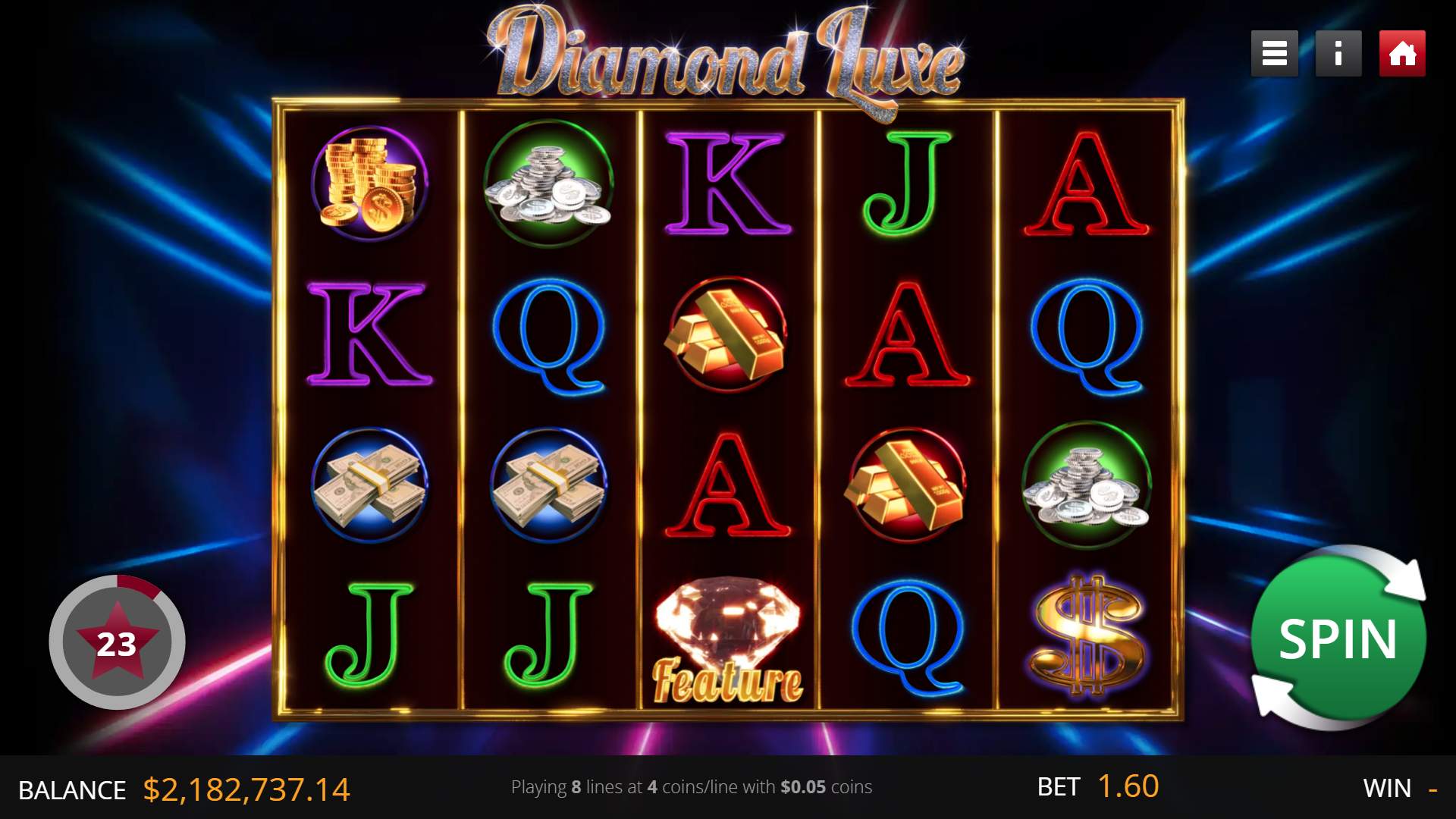 Diamond Luxe game