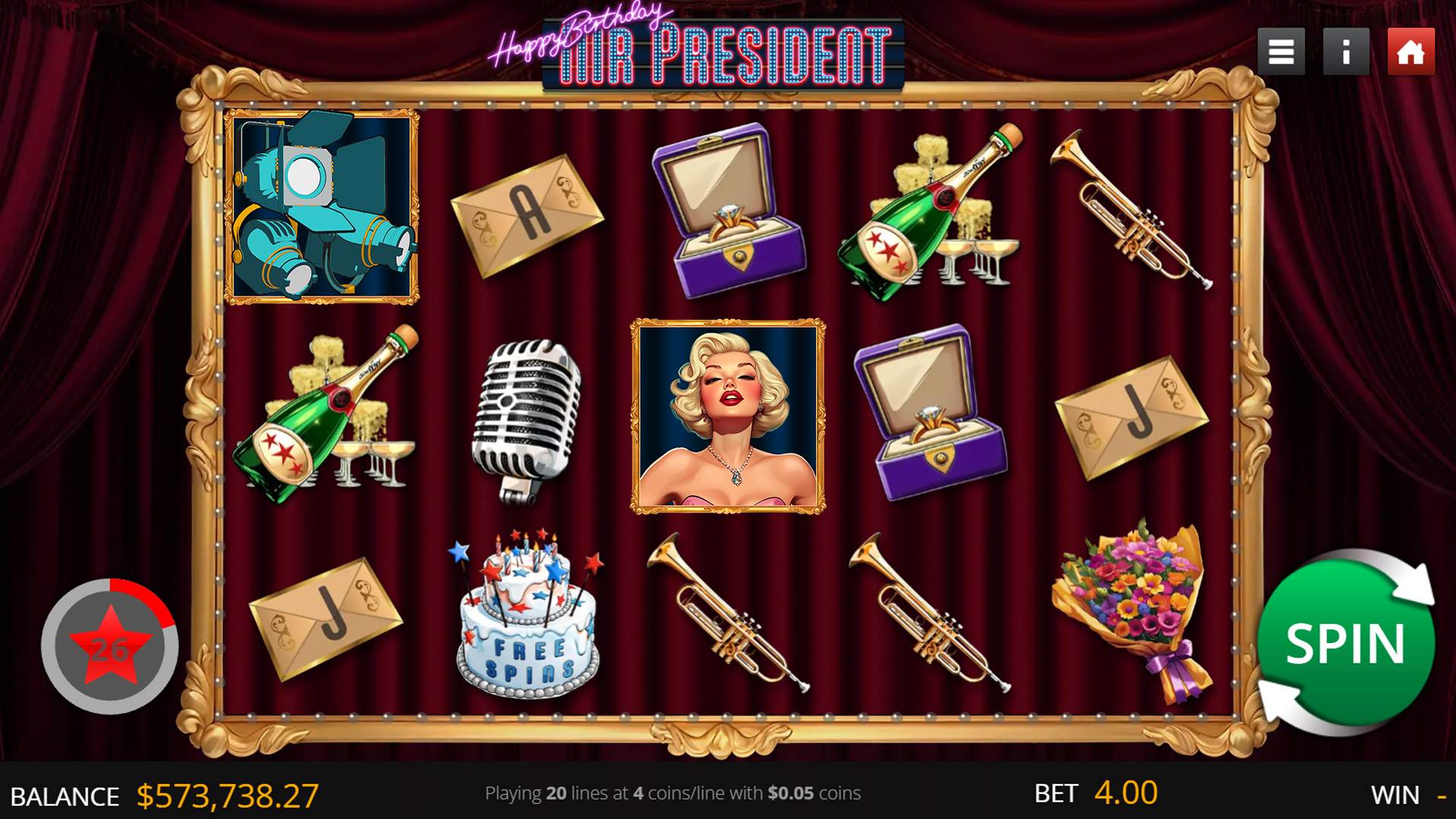 Happy Birthday Mr President game