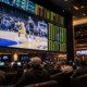 NBA betting odds editorial illustration