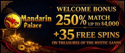 Mandarin Palace welcome bonus offer