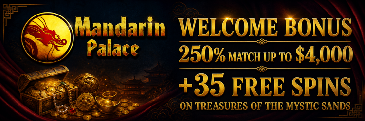 Mandarin Palace welcome bonus offer
