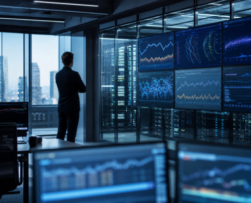 crypto prediction markets editorial illustration