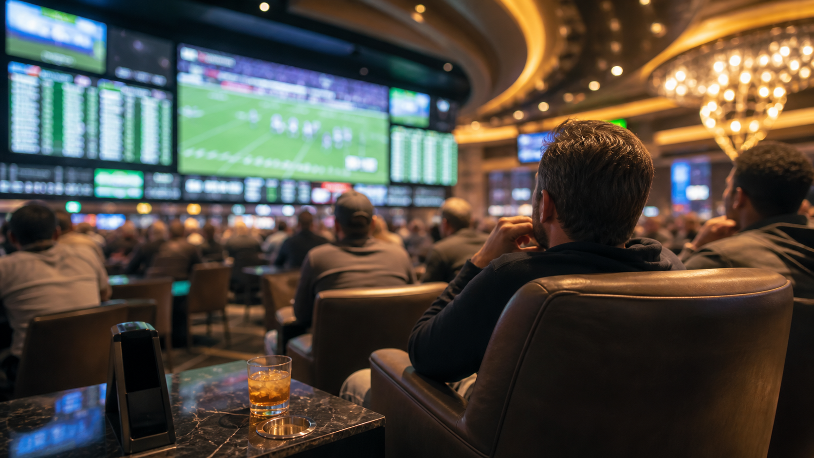 Las Vegas sports betting editorial news image