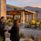 Editorial illustration of a California tribal casino resort receiving travel recognition