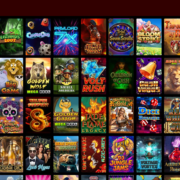 Mandarin Palace’s desktop lobby, with its game tiles and search panel, from Chipy.