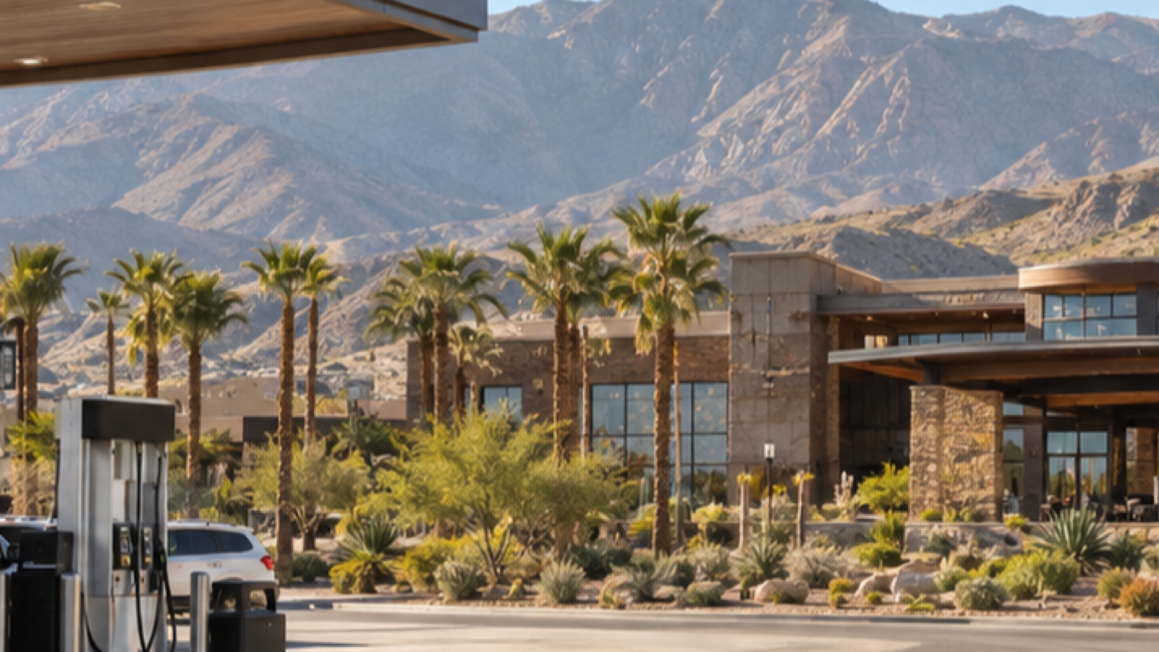 Editorial illustration for Agua Caliente Tribal Business: Nation Plans Third Cathedral City Fuel Station