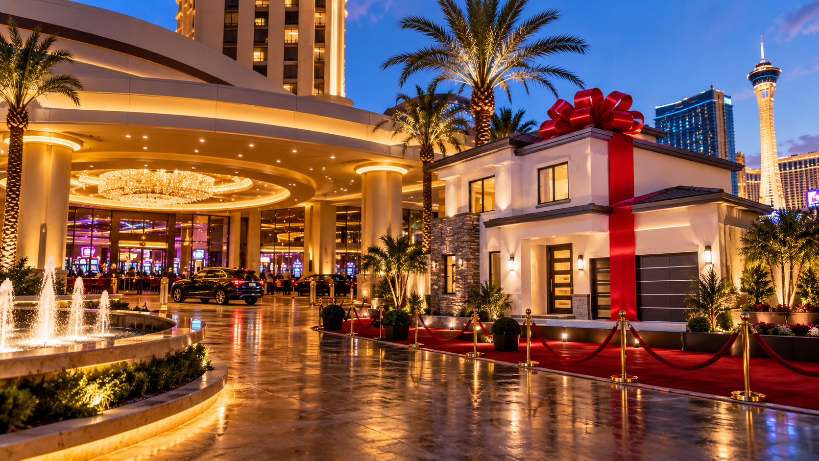 Editorial illustration for Casino giveaway at Rio Las Vegas puts a $500,000 home prize in focus
