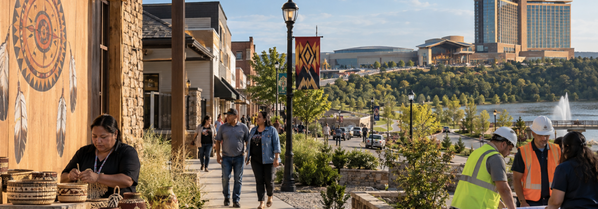 Editorial illustration for Poarch Creek Economic Development: Tribal Campaign Highlights Broader Investment