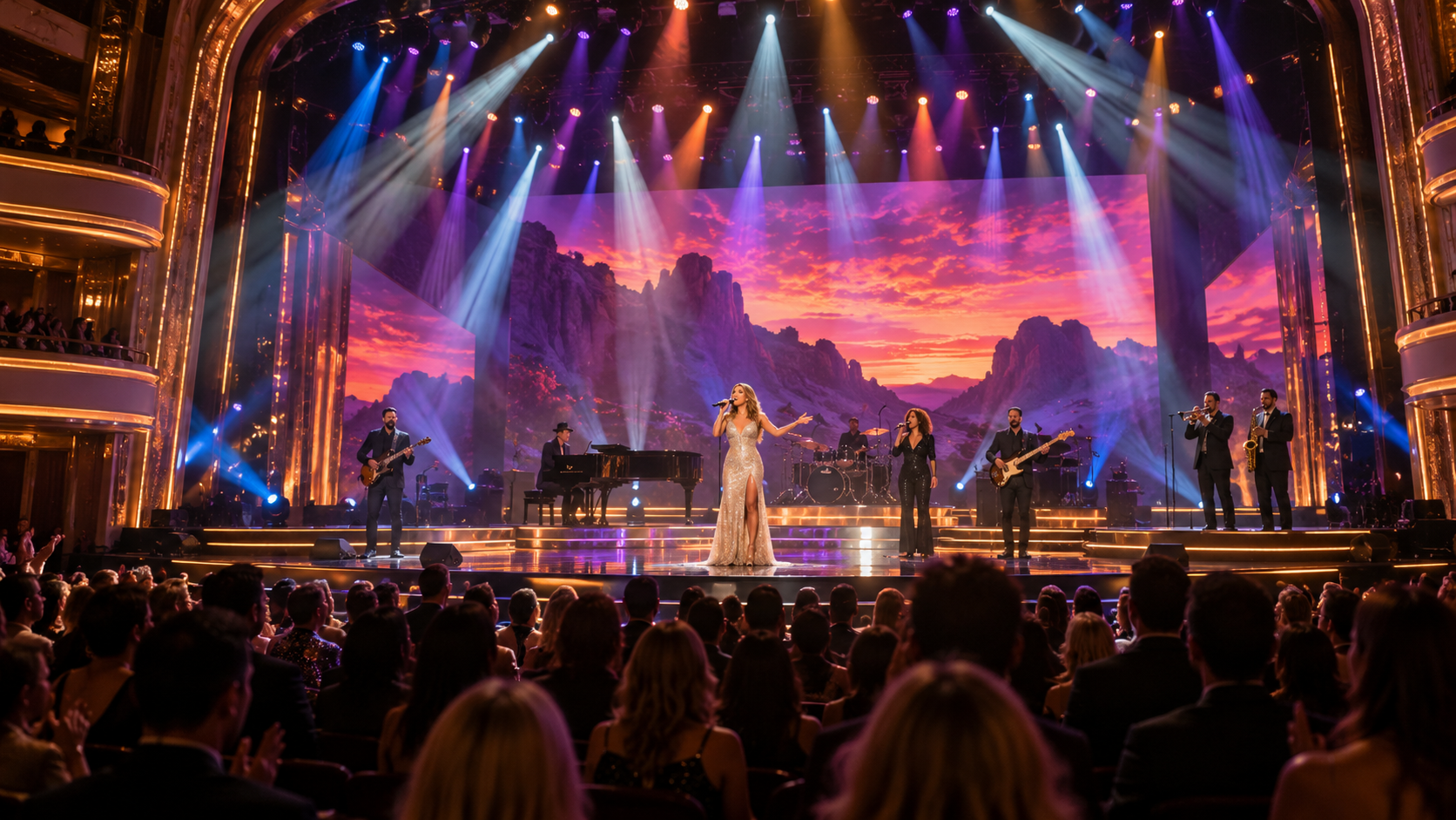 Editorial illustration for Vegas Music News: Caesars Palace Adds Mötley Crüe and J.Lo Programming