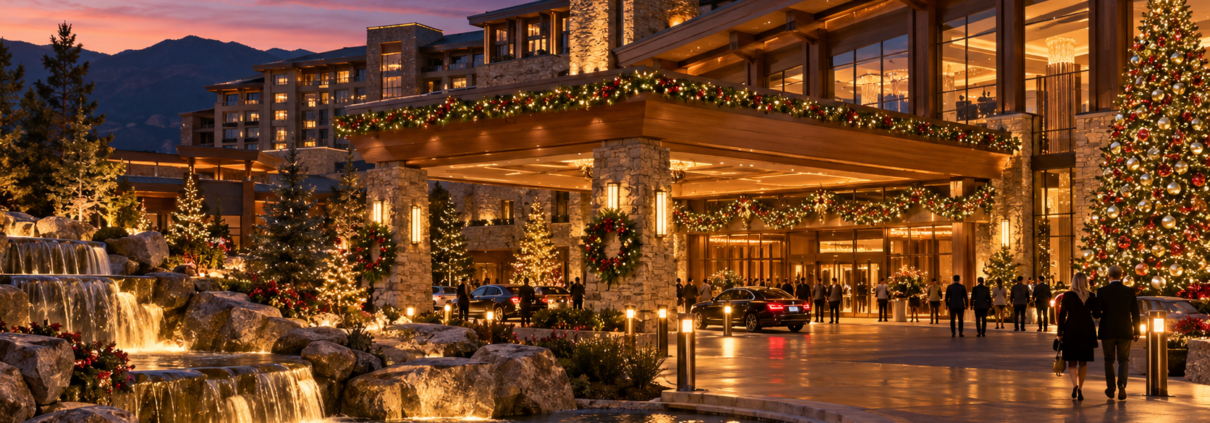 Editorial illustration for Yaamava Casino Holiday Experience: Martha Stewart Collaboration Adds Seasonal Appeal